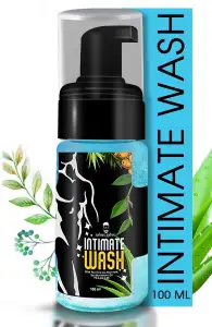 urbangabru Natural Intimate Wash For Men (Anti-Itching&Anti-Fungal) For Private Parts Hygiene|Ph Balanced Intimate Wash With Tea Tree Oil,Aloe Vera&Sea Buckthorn Oil-100 Ml|Paraben&Sulphate Free